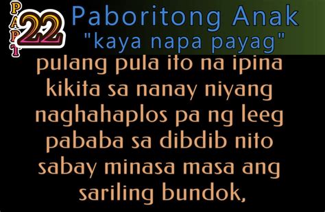 chinupa ako ni bunso